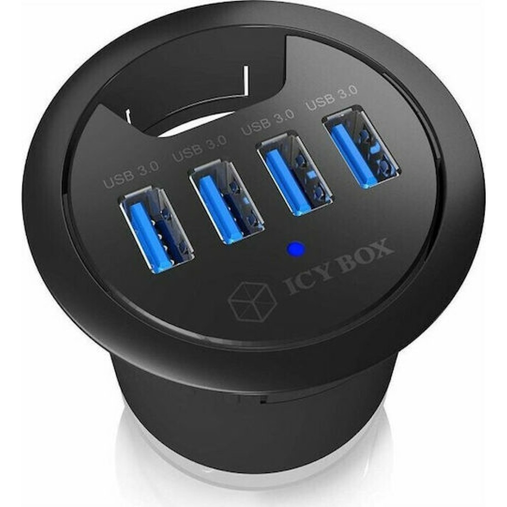 Icy Box USB 3.0 Hub 4 Θυρών με σύνδεση USB-A