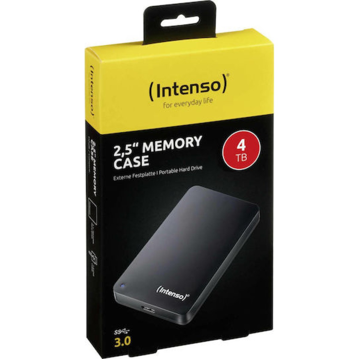 Memory Case 4 TB, Externe Festplatte (schwarz, Micro-USB-B 3.2 Gen 1 (5 Gbit/s))