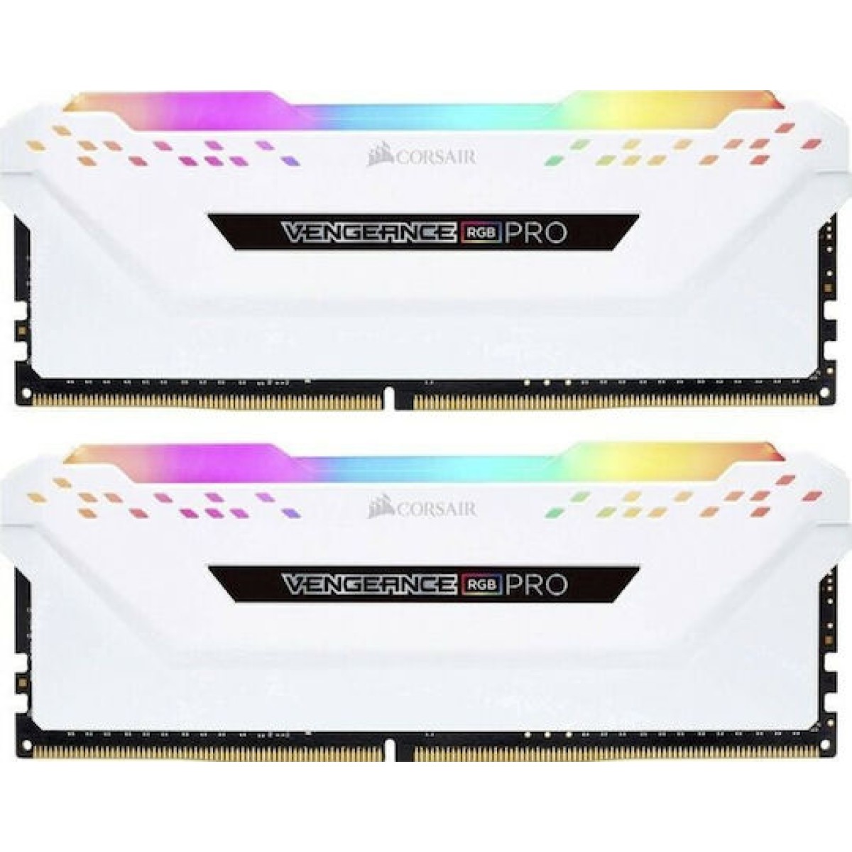 DIMM 16 GB DDR4-3000 (2x 8 GB) Dual-Kit (weiß, CMW16GX4M2C3000C15W, Vengeance RGB PRO, INTEL XMP)
