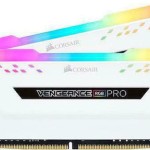 DIMM 16 GB DDR4-3000 (2x 8 GB) Dual-Kit (weiß, CMW16GX4M2C3000C15W, Vengeance RGB PRO, INTEL XMP)