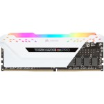 DIMM 16 GB DDR4-3000 (2x 8 GB) Dual-Kit (weiß, CMW16GX4M2C3000C15W, Vengeance RGB PRO, INTEL XMP)