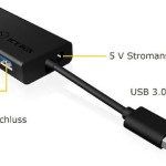 IB-AC6104 USB 3.0 Hub (schwarz)