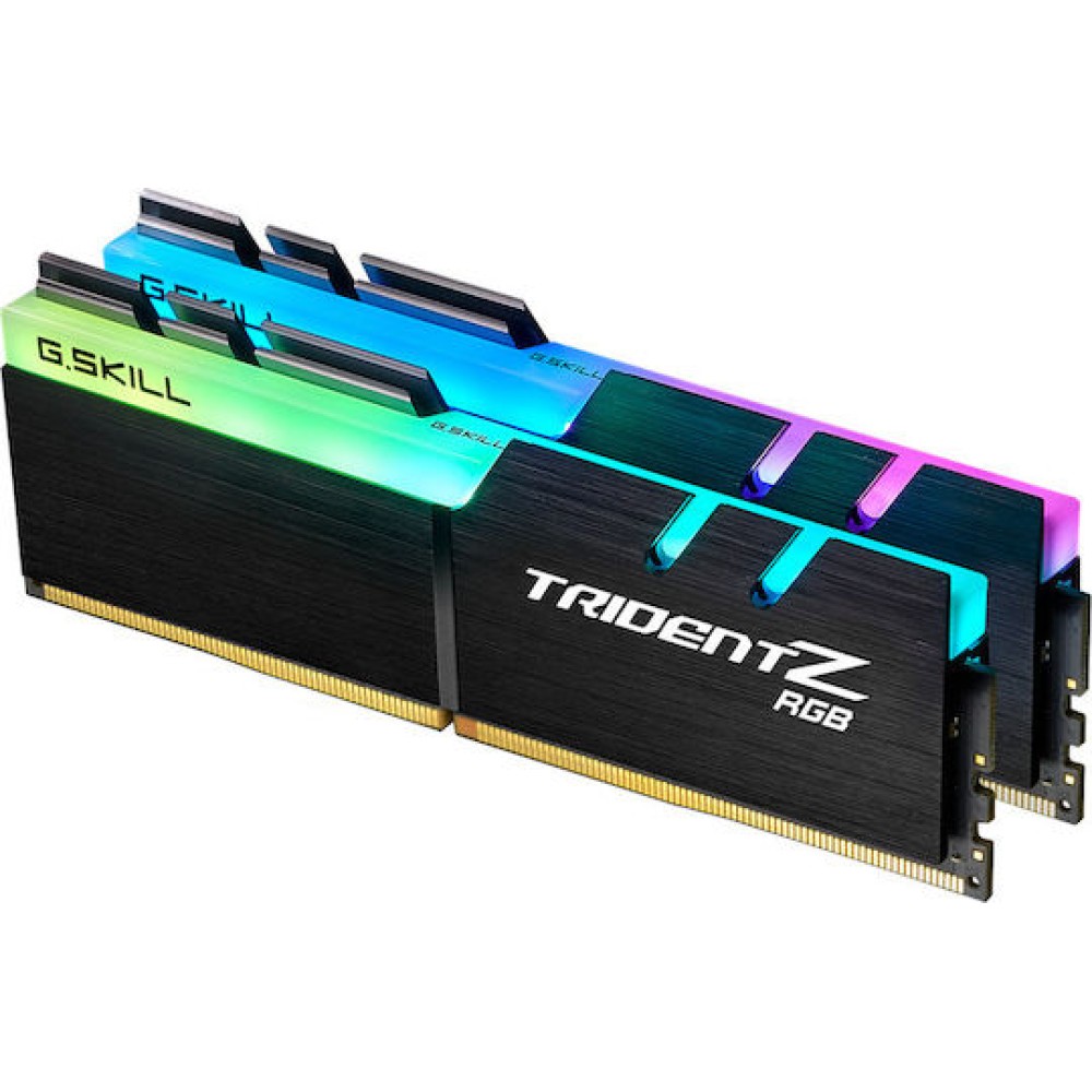 G.Skill Trident Z RGB DDR4 32GB RAM με 2x16GB Modules και Ταχύτητα 3600 για Desktop