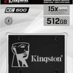 KC600 512 GB (schwarz, SATA 6 Gb/s, 2,5")