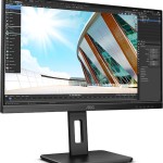 Q24P2Q (60 cm (24 Zoll), schwarz, FullHD, IPS, 75 Hz)