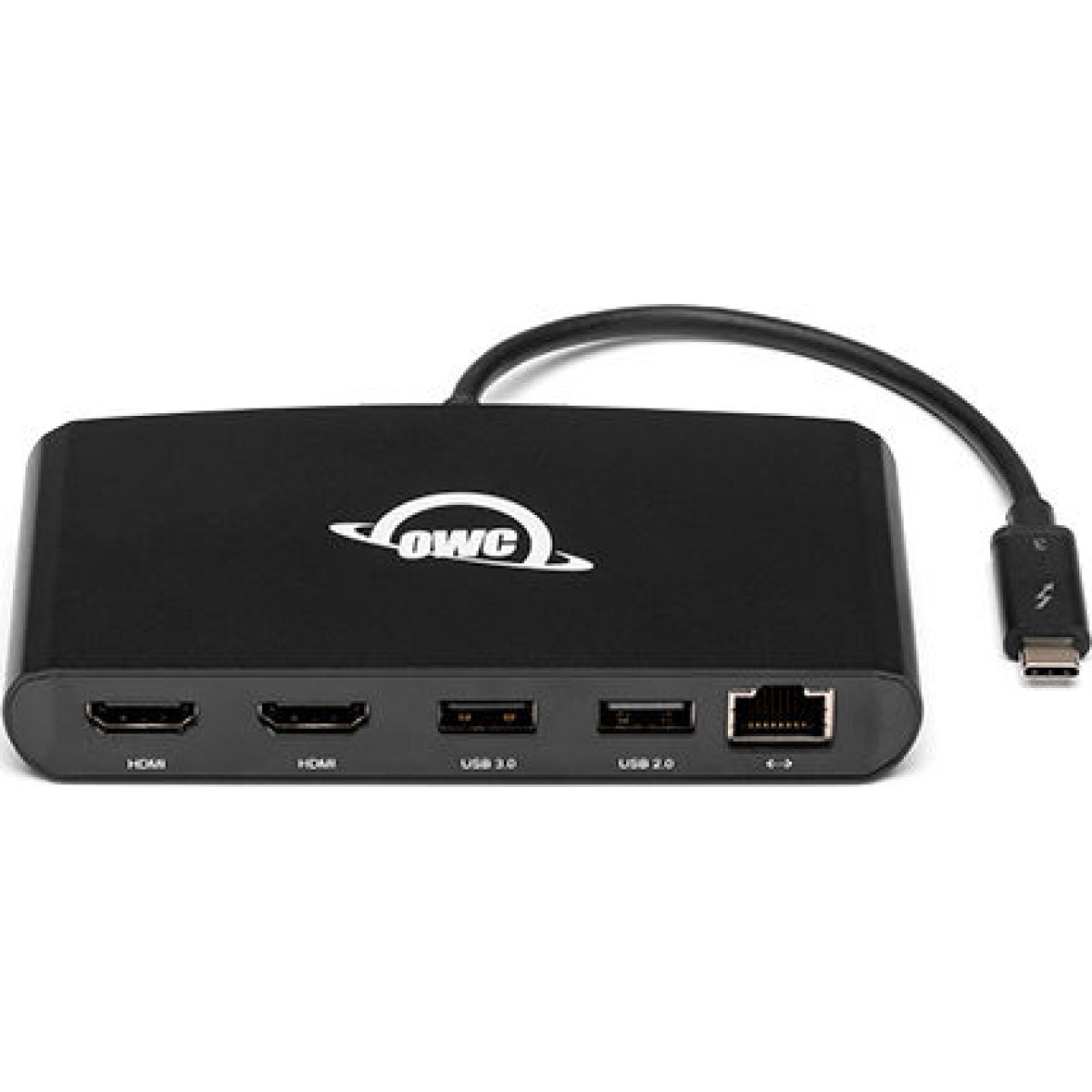 Thunderbolt 3 mini Dock (schwarz, HDMI, USB, RJ-45)