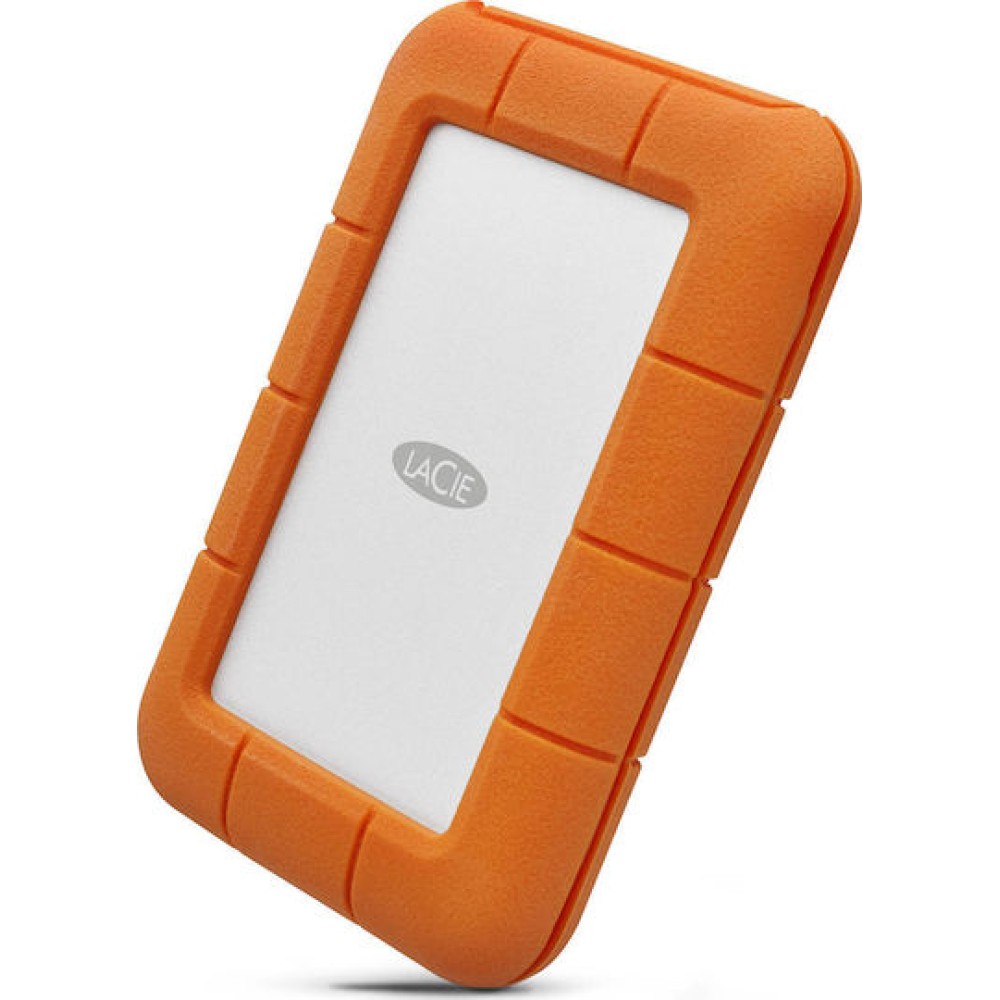 Lacie Rugged Secure USB 3.1 / USB-C Εξωτερικός HDD 2TB 2.5" Πορτοκαλί