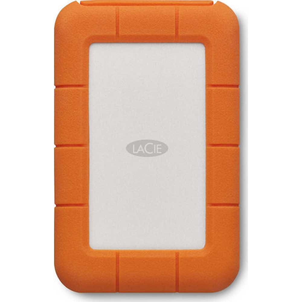 Lacie Rugged Secure USB 3.1 / USB-C Εξωτερικός HDD 2TB 2.5" Πορτοκαλί