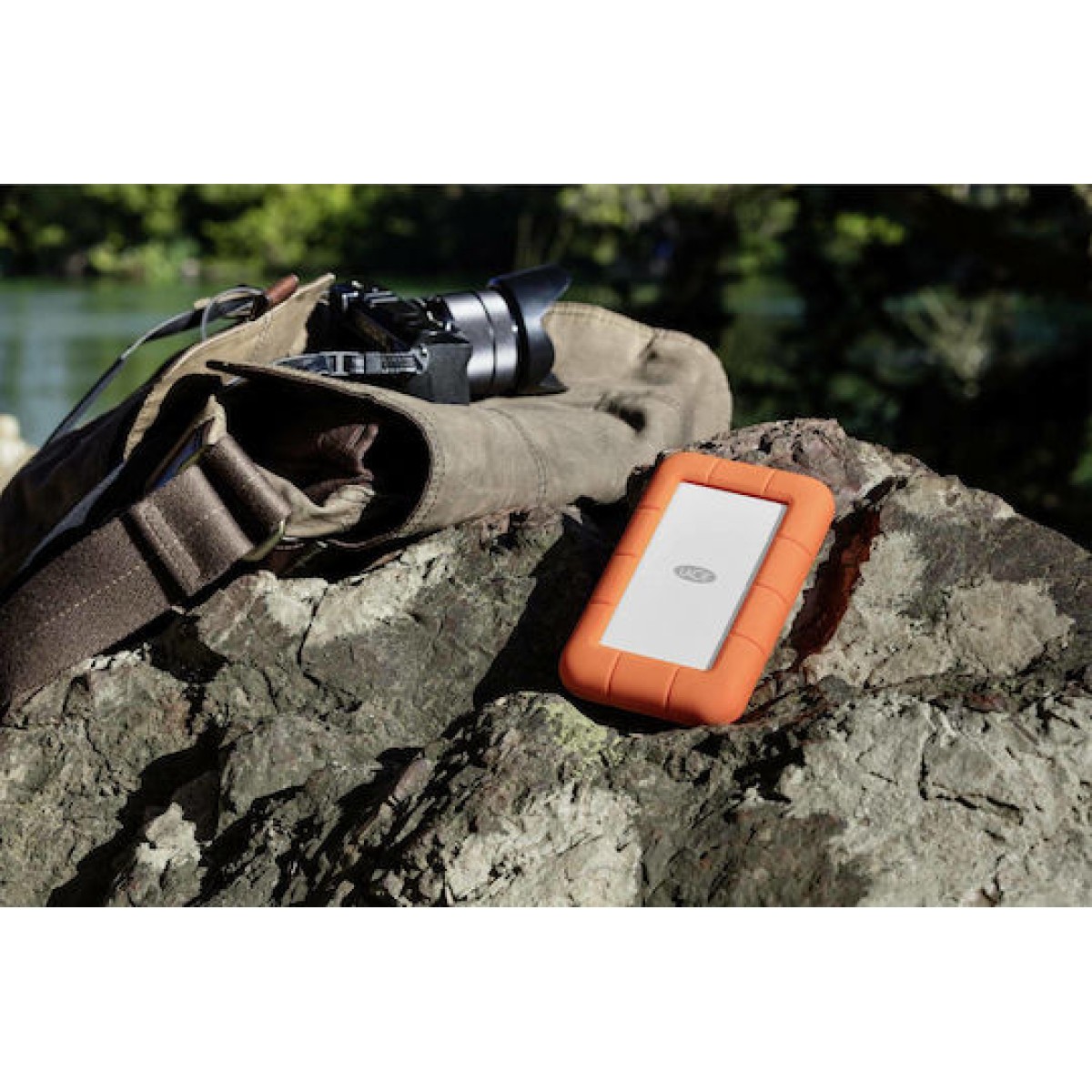 Rugged Secure 2 TB, Externe Festplatte (weiß/orange, USB-C 3.2 Gen 1 (5 Gbit/s))