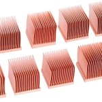 GPU RAM Copper Heatsinks 14x14mm (kupfer, 10 Stück)