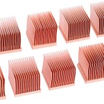 GPU RAM Copper Heatsinks 14x14mm (kupfer, 10 Stück)