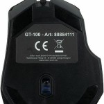 Inter-Tech Nitrox GT-100 RGB Gaming Ποντίκι 6400 DPI Μαύρο