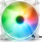 Sharkoon SHARK Disc Case Fan 120mm με RGB Φωτισμό και Σύνδεση 3-Pin Λευκό
