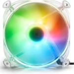 Sharkoon SHARK Disc Case Fan 120mm με RGB Φωτισμό και Σύνδεση 3-Pin Λευκό