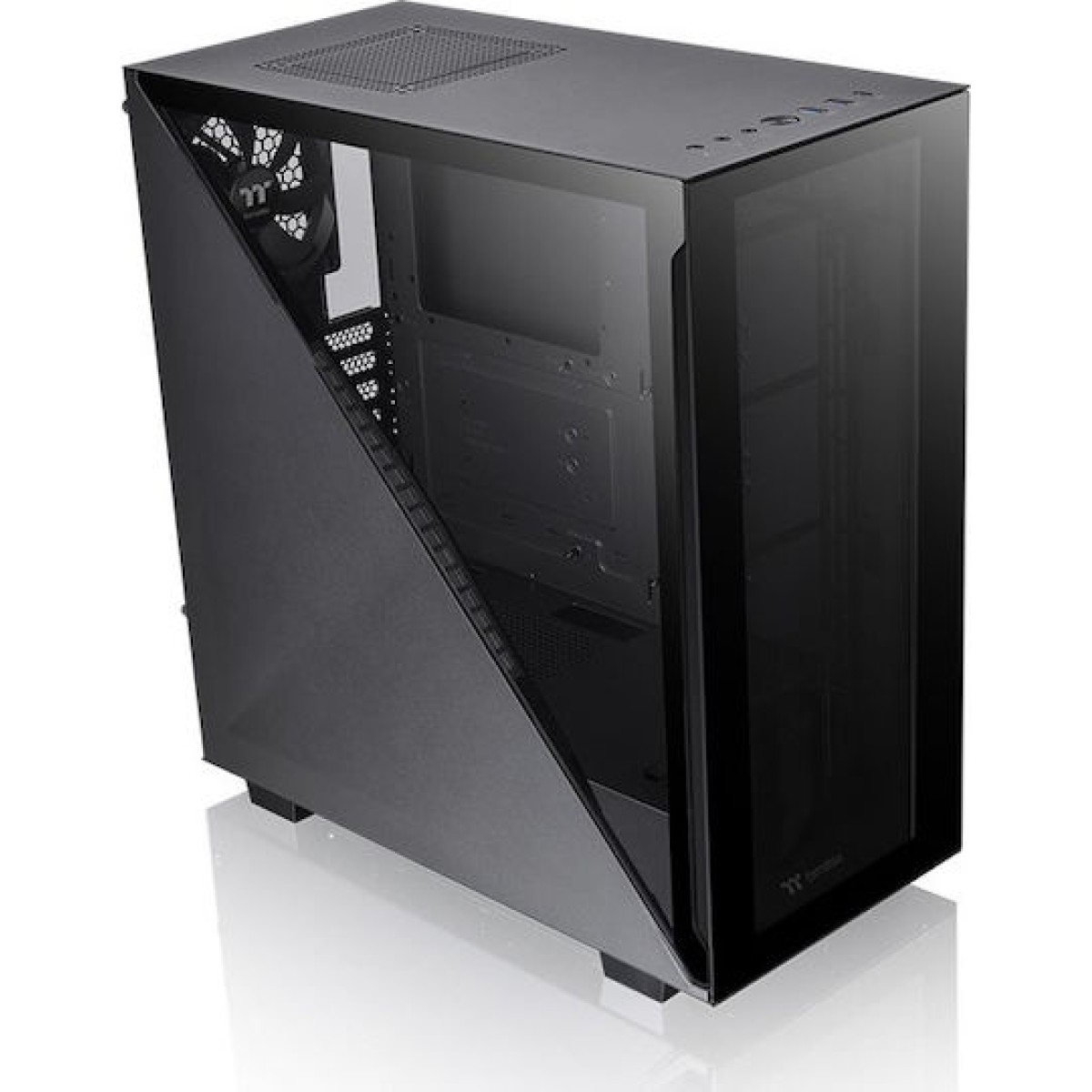 Thermaltake Divider 300 TG Gaming Midi Tower Κουτί Υπολογιστή με Πλαϊνό Παράθυρο Μαύρο
