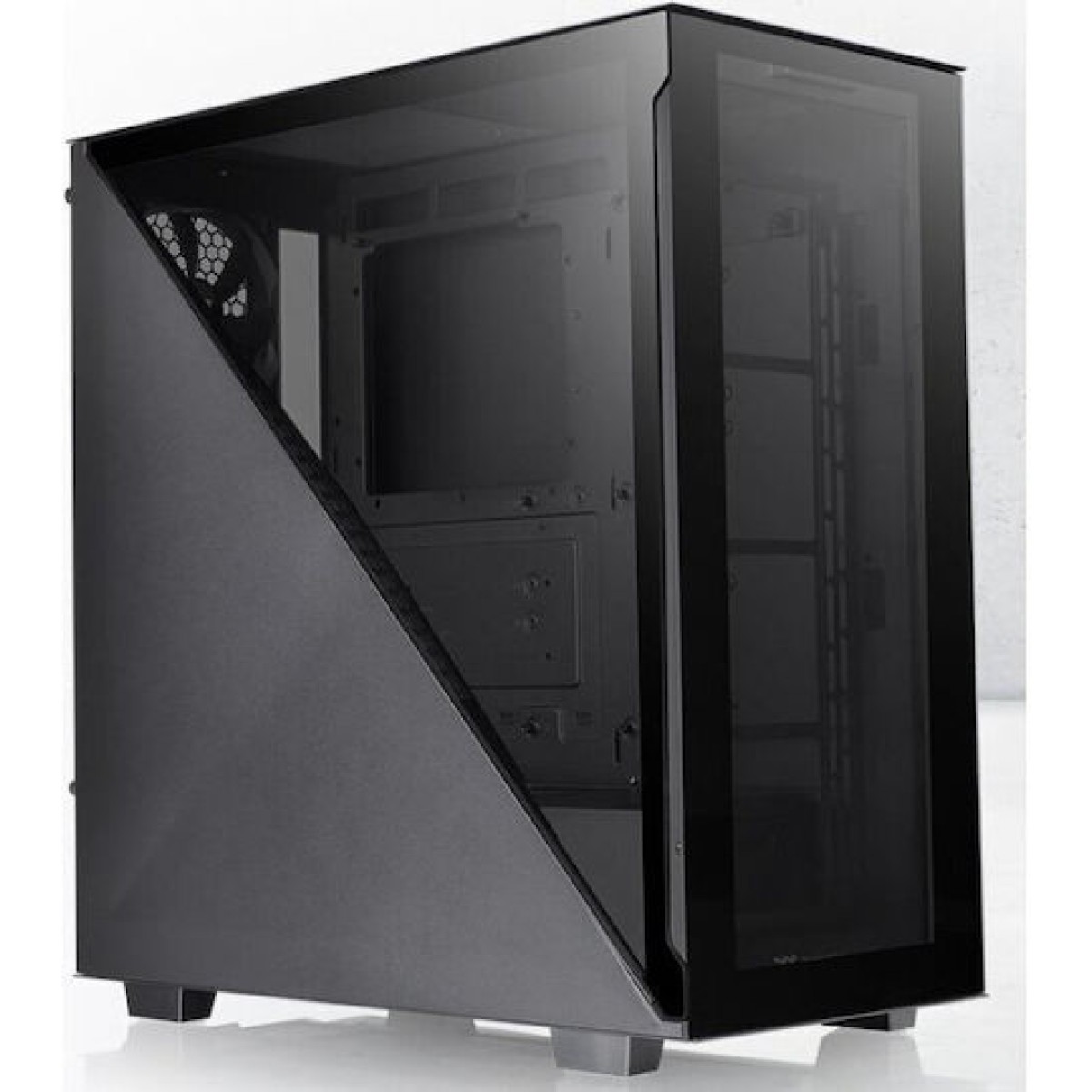 Thermaltake Divider 300 TG Gaming Midi Tower Κουτί Υπολογιστή με Πλαϊνό Παράθυρο Μαύρο