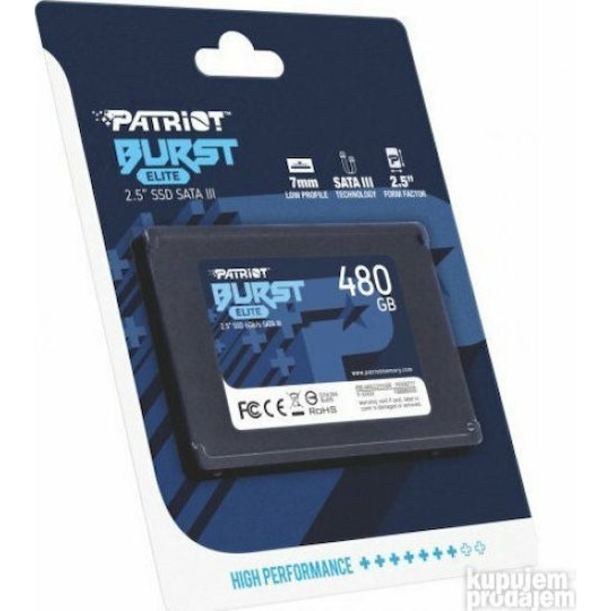 Patriot Burst Elite SSD 480GB 2.5\'\' SATA III