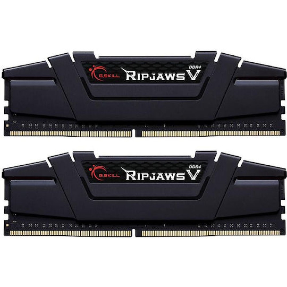 G.Skill Ripjaws V DDR4 64GB RAM με 2x32GB Modules και Ταχύτητα 2666 για Desktop