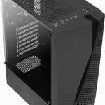 Aerocool Wave v1 Micro Tower Κουτί Υπολογιστή με Πλαϊνό Παράθυρο Μαύρο