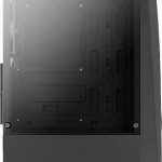 Aerocool Wave v1 Micro Tower Κουτί Υπολογιστή με Πλαϊνό Παράθυρο Μαύρο