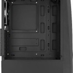 Aerocool Wave v1 Micro Tower Κουτί Υπολογιστή με Πλαϊνό Παράθυρο Μαύρο