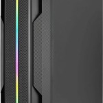 Aerocool Splinter Duo Gaming Midi Tower Κουτί Υπολογιστή με Πλαϊνό Παράθυρο και RGB Φωτισμό Μαύρο