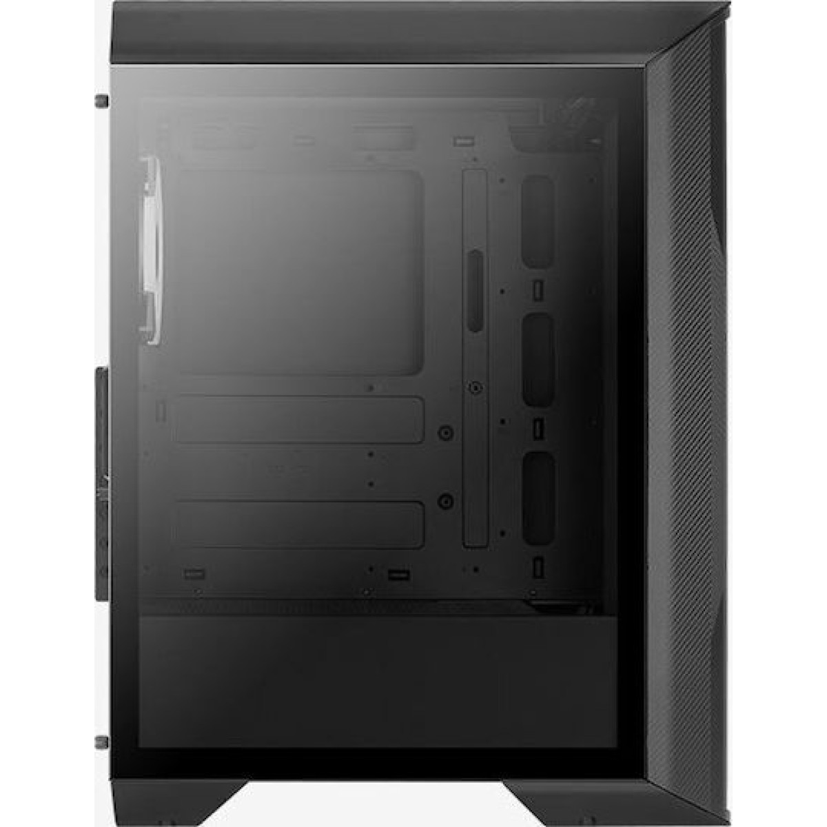 Aerocool Splinter Duo Gaming Midi Tower Κουτί Υπολογιστή με Πλαϊνό Παράθυρο και RGB Φωτισμό Μαύρο