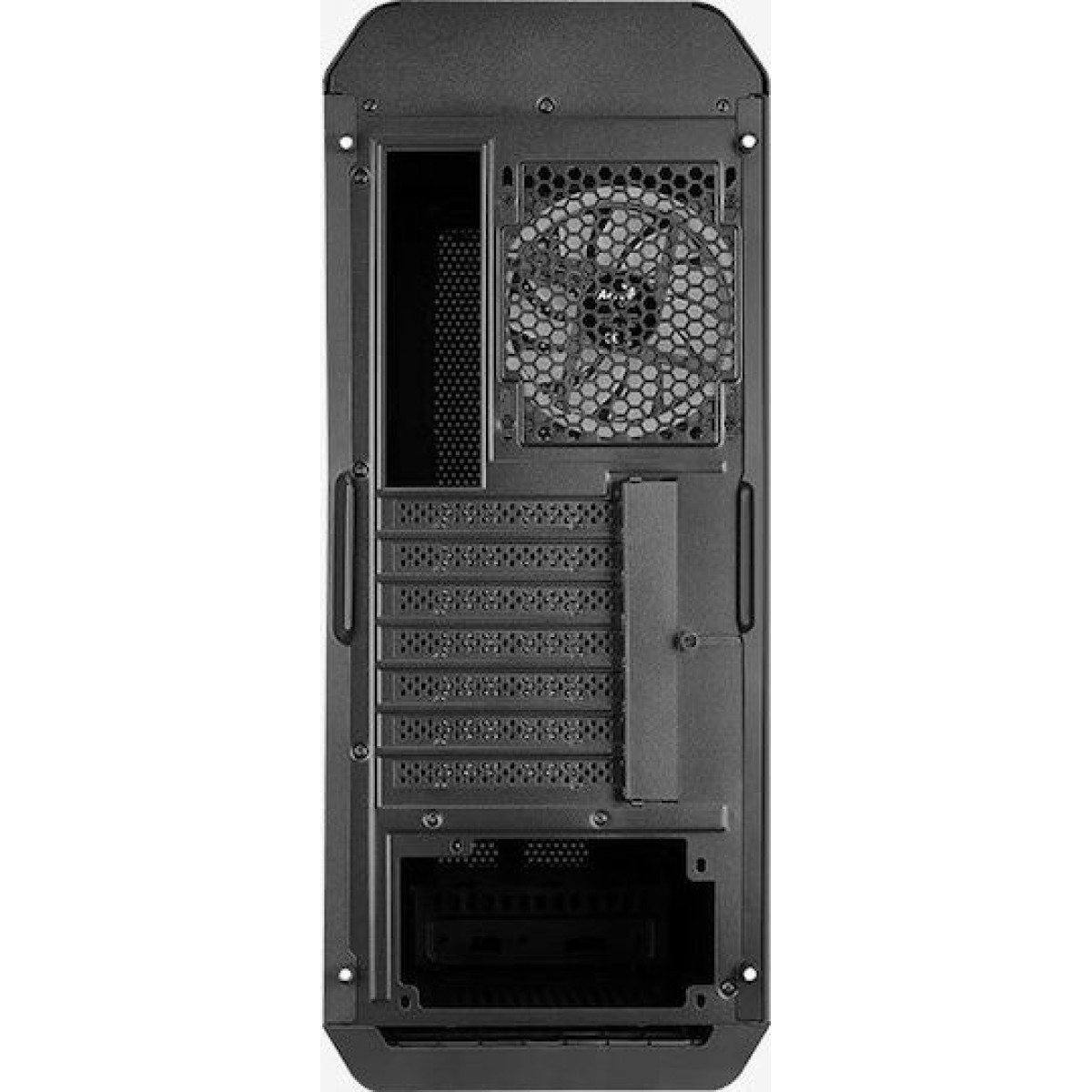 Aerocool Splinter Duo Gaming Midi Tower Κουτί Υπολογιστή με Πλαϊνό Παράθυρο και RGB Φωτισμό Μαύρο
