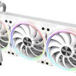 Gletscherwasser 360 White RGB 360mm (weiß)