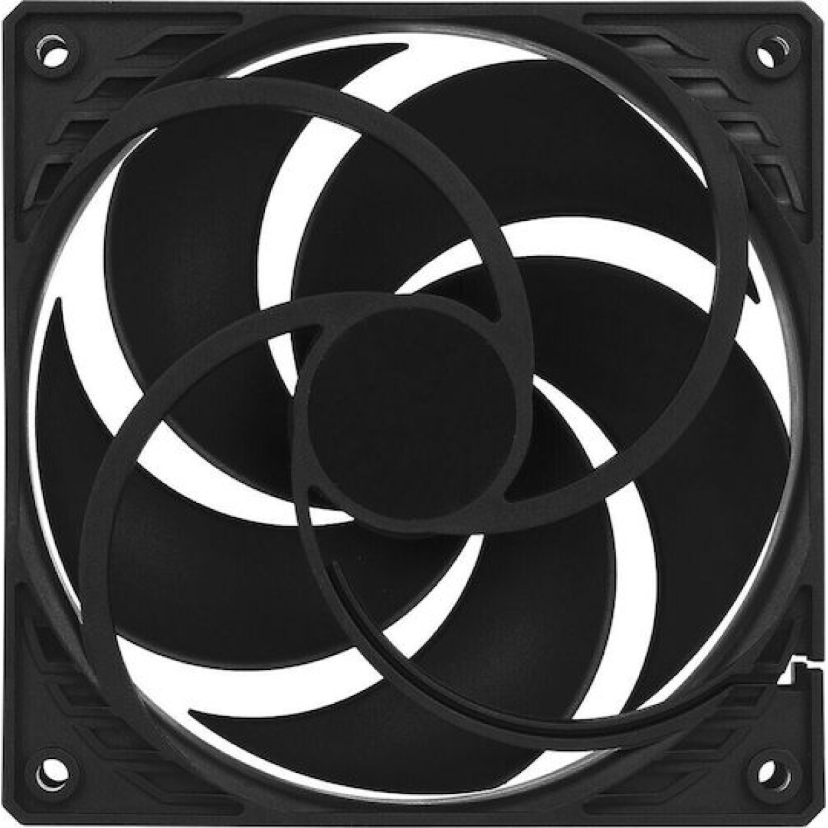 P12 120x120x25 (schwarz, 120 mm)