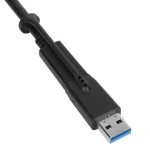 Universelle USB-C DV4K Dockingstation (schwarz)