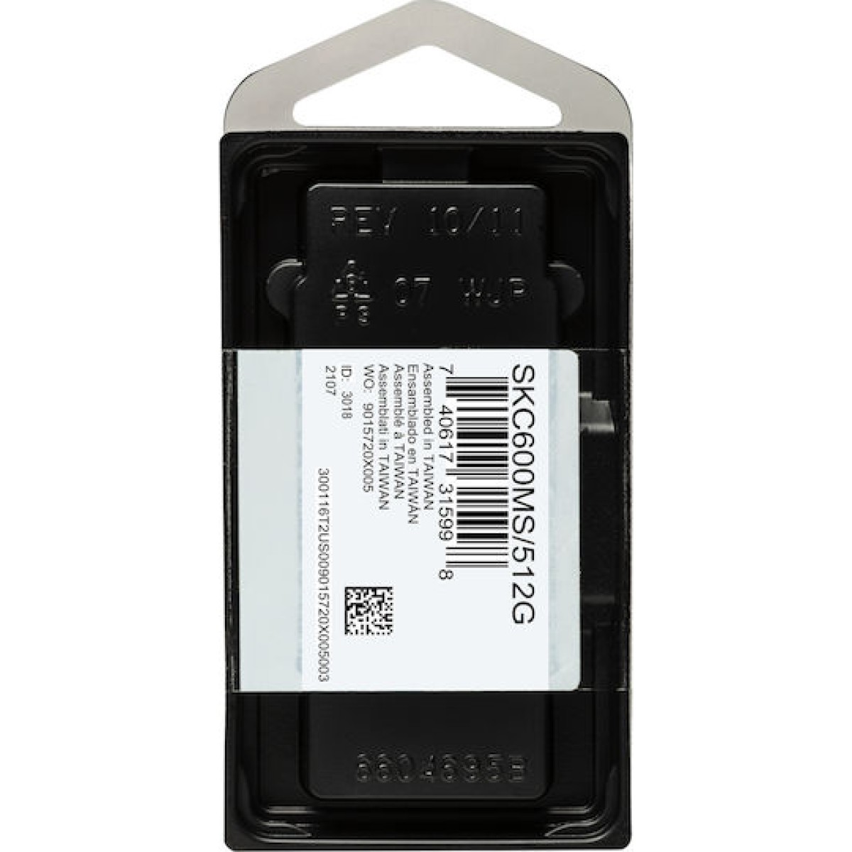 KC600 512 GB (SATA 6 Gb/s, mSATA)