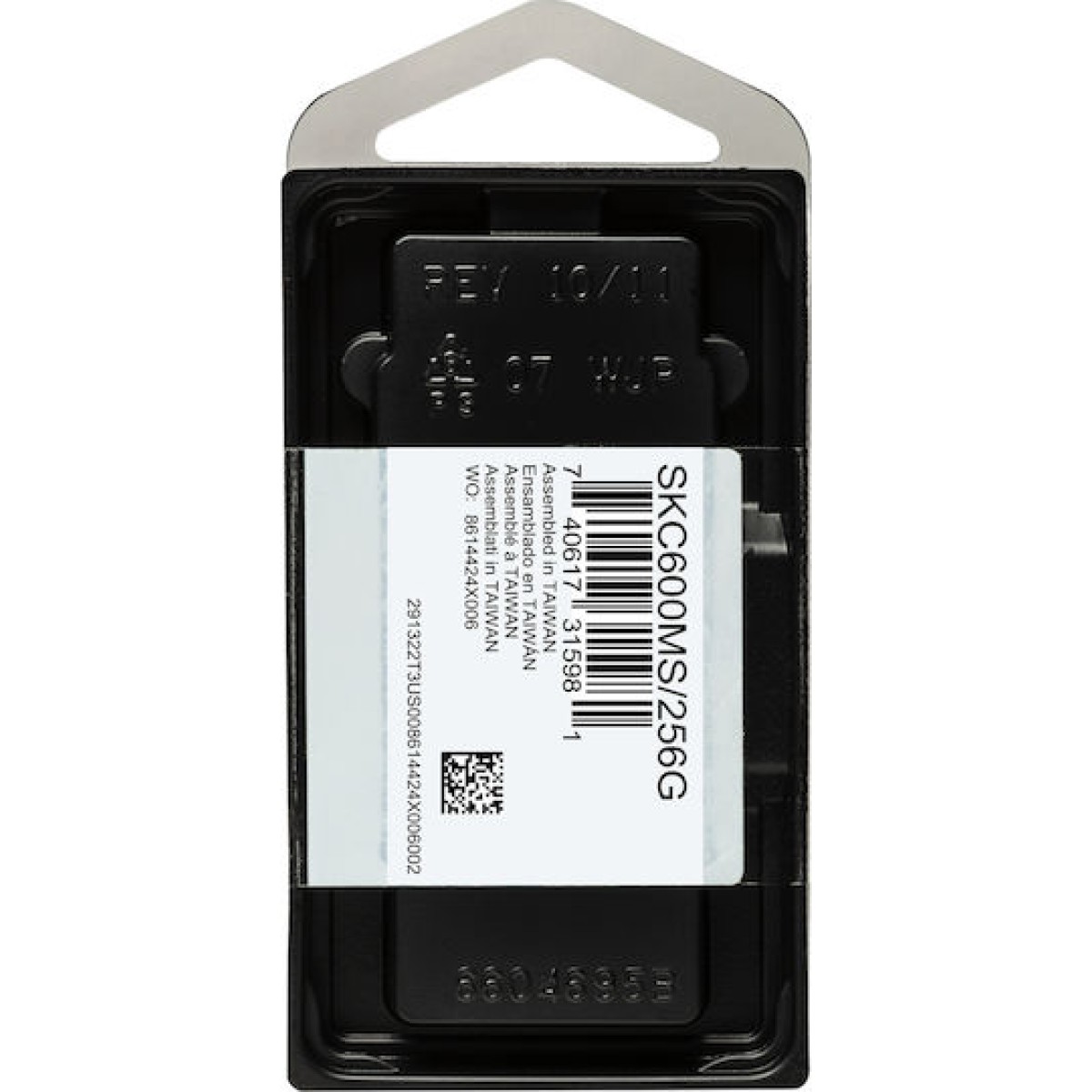 KC600 256 GB (SATA 6 Gb/s, mSATA)