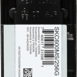 KC600 256 GB (SATA 6 Gb/s, mSATA)