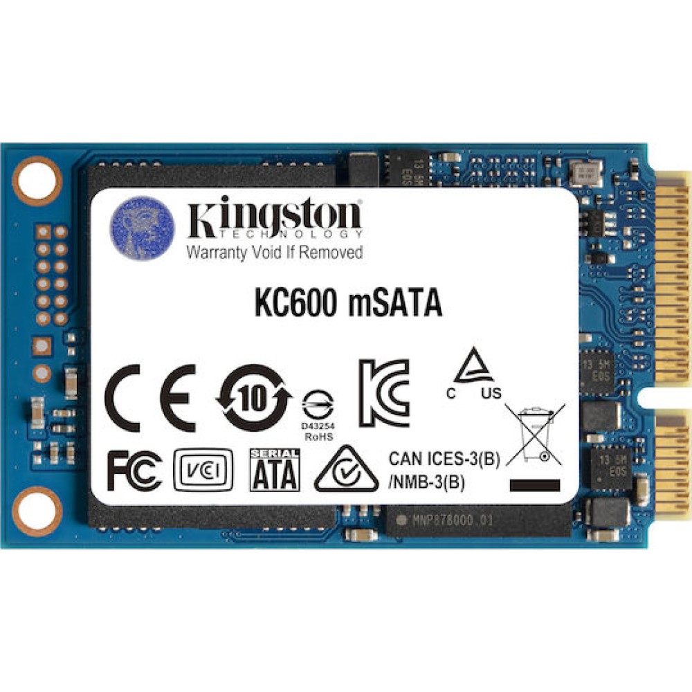 Kingston KC600 SSD 1TB mSATA SATA III