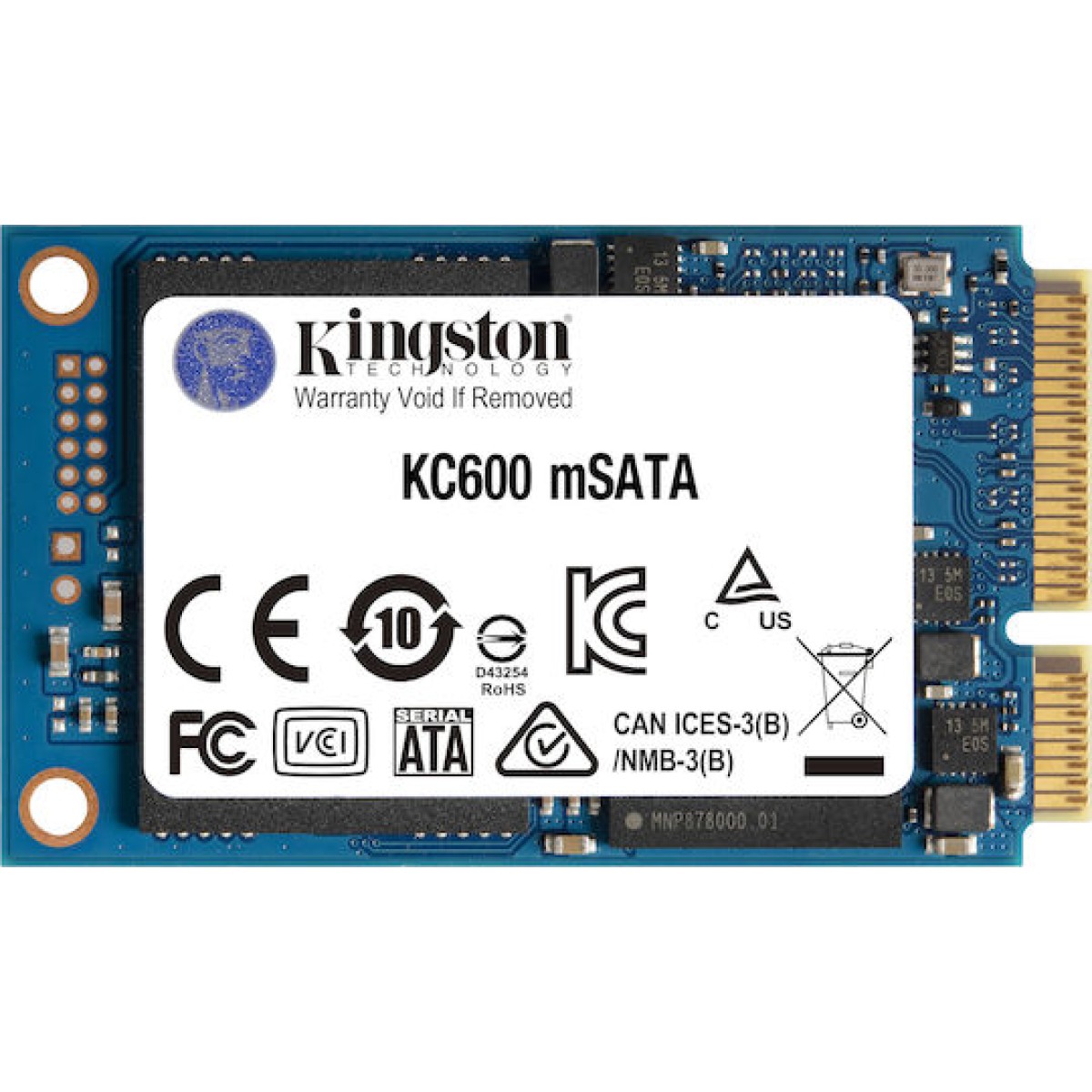 KC600 1024 GB (SATA 6 Gb/s, mSATA)