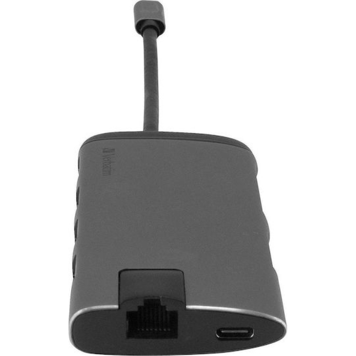 USB-C Multiport-Hub (grau, HDMI, USB-A, RJ-45)