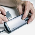 USB-C Multiport-Hub (grau, HDMI, USB-A, RJ-45)