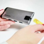 USB-C Multiport-Hub (grau, HDMI, USB-A, RJ-45)