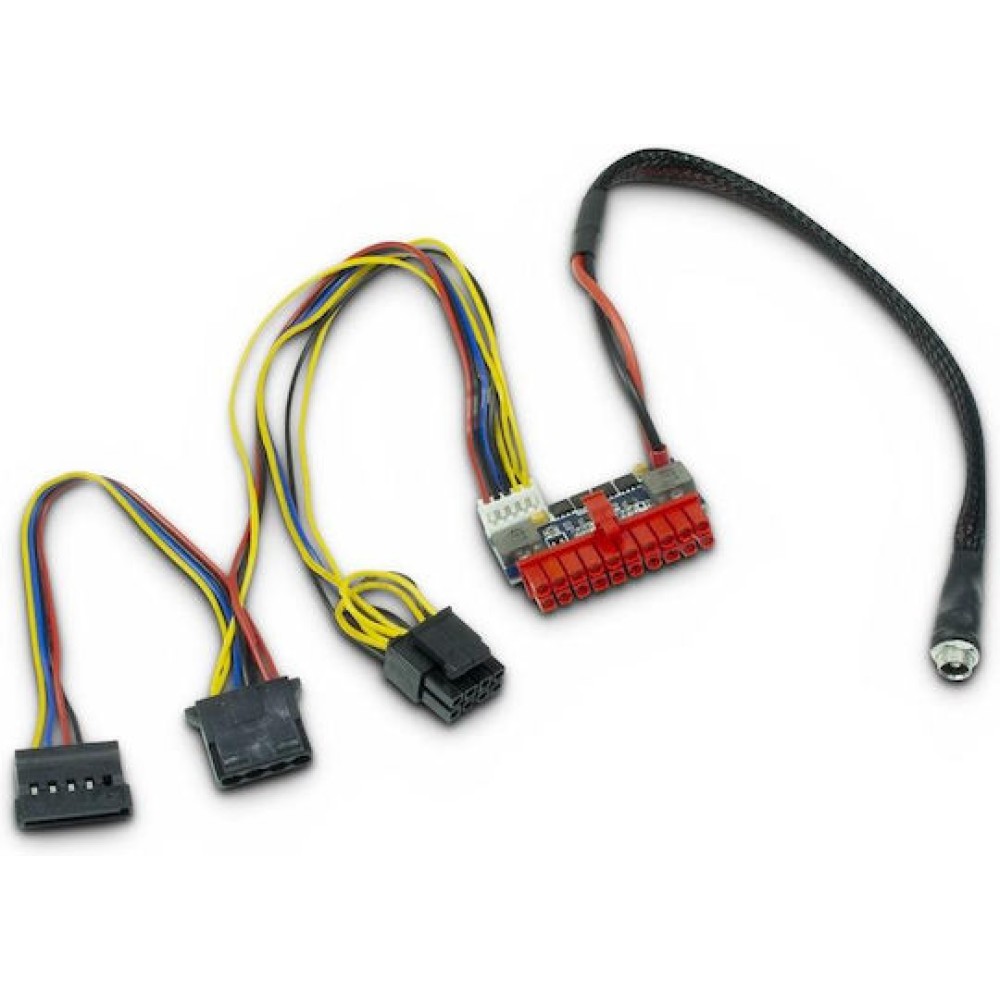 Inter-Tech 4-Pin Molex / 20-Pin ATX / 15-Pin Sata - 4-Pin Molex / 15-Pin Sata Cable 0.4m Πολύχρωμο 88882193