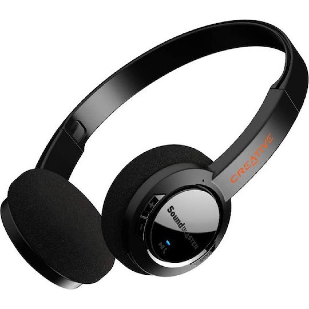 Creative Sound Blaster Jam V2 Ασύρματα / Ενσύρματα On Ear Ακουστικά με 22 ώρες Λειτουργίας Μαύρα