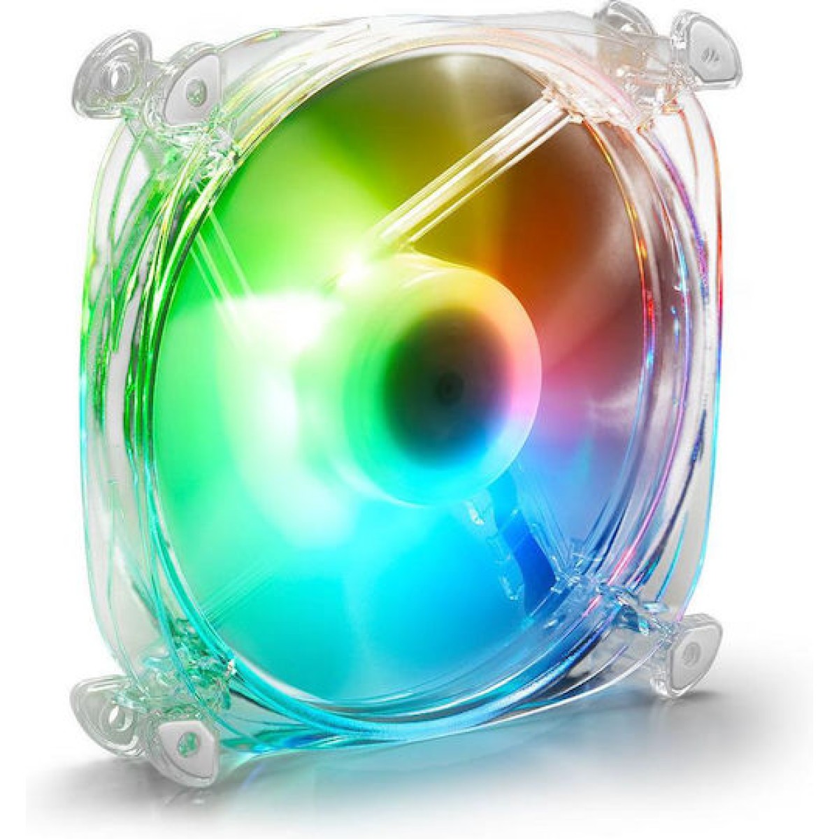 SHARK Disc PWM RGB Fan (transparent, 120 mm)