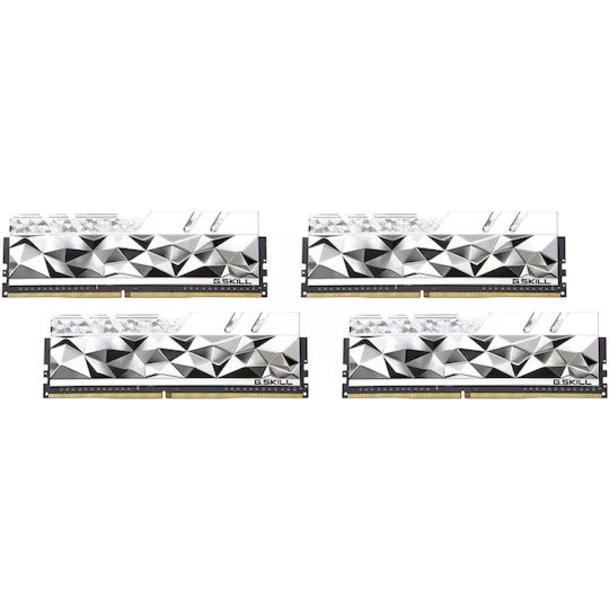 DIMM 64 GB DDR4-3600 (4x 16 GB) Quad-Kit (silber, F4-3600C16Q-64GTESC, Trident Z Royal Elite, INTEL XMP)