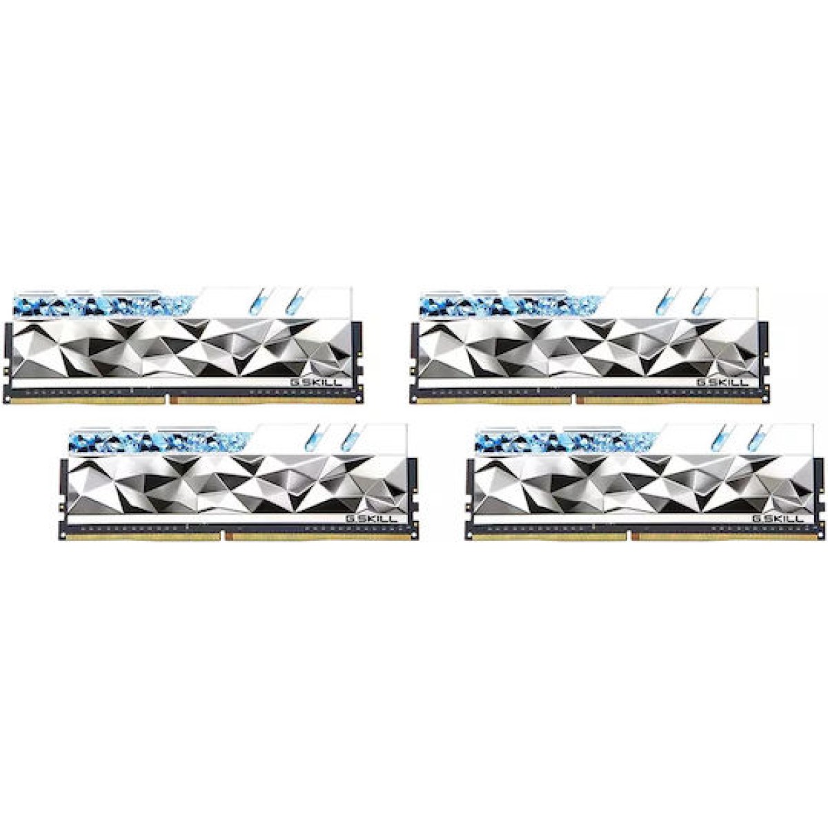 DIMM 64 GB DDR4-3600 (4x 16 GB) Quad-Kit (silber, F4-3600C16Q-64GTESC, Trident Z Royal Elite, INTEL XMP)