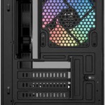 Aerocool Viewport Mini Mini Tower Κουτί Υπολογιστή με Πλαϊνό Παράθυρο και RGB Φωτισμό Μαύρο