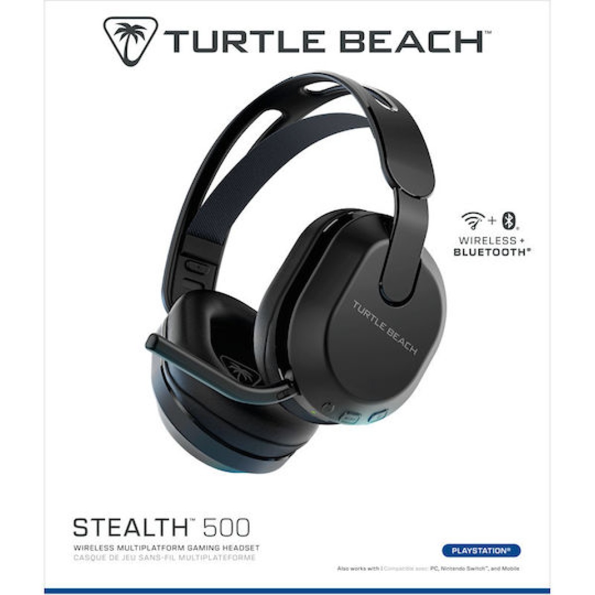 Turtle Beach Stealth 500 PS Ασύρματο Over Ear Gaming Headset με σύνδεση Bluetooth