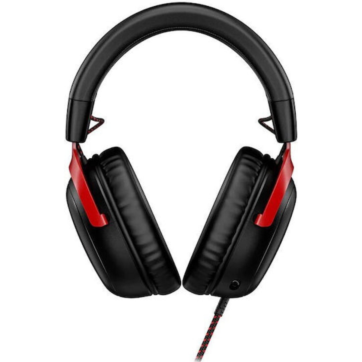 HyperX Cloud III Over Ear Gaming Headset με σύνδεση 3.5mm / USB Μαύρο / Κόκκινο