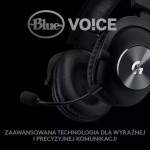 Logitech G Pro X & Premium Headset Stand Over Ear Gaming Headset με σύνδεση USB / 3.5mm