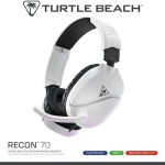 Turtle Beach Recon 70 Over Ear Gaming Headset με σύνδεση 3.5mm Λευκό