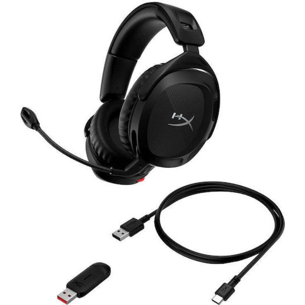 HyperX Cloud Stinger 2 Wireless Over Ear Gaming Headset με σύνδεση USB